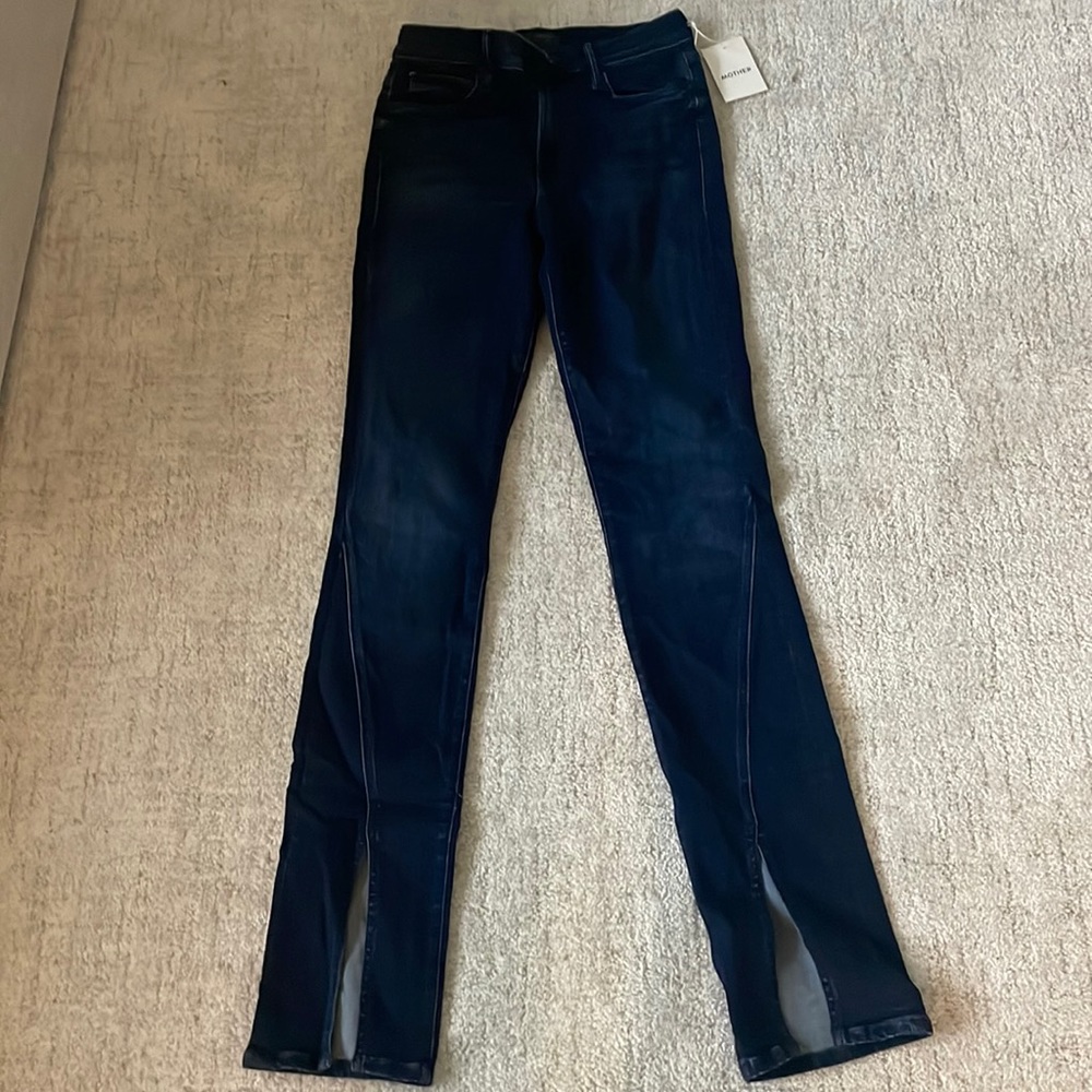 Mother - Rascal- Sliced Up Heel- Mint Jeans size 27 brand new- tags on!